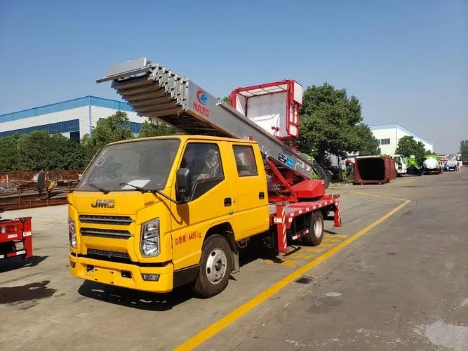 赤城县附近云梯车出租 砂石搬运